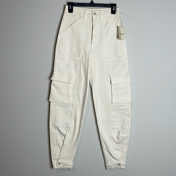 MOTHER | The Curdside Cargo Flood in Eggnog Size 27 NWT - Picture 2 of 9